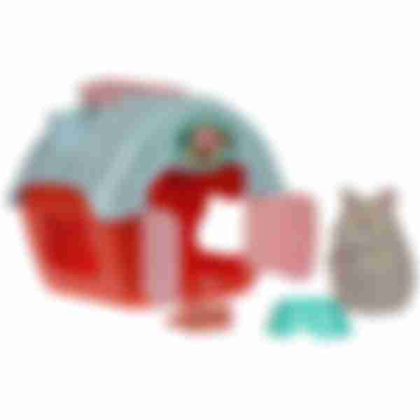Фигурки животных питомцев в домике с дверцами и ручкой Pet Home, в ассортименте