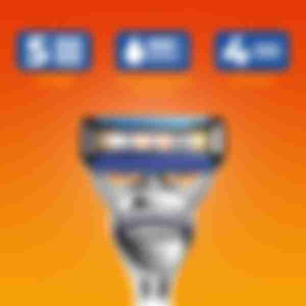 Набор сменных кассет для бритвенного станка Dilligen Level 5, 4шт