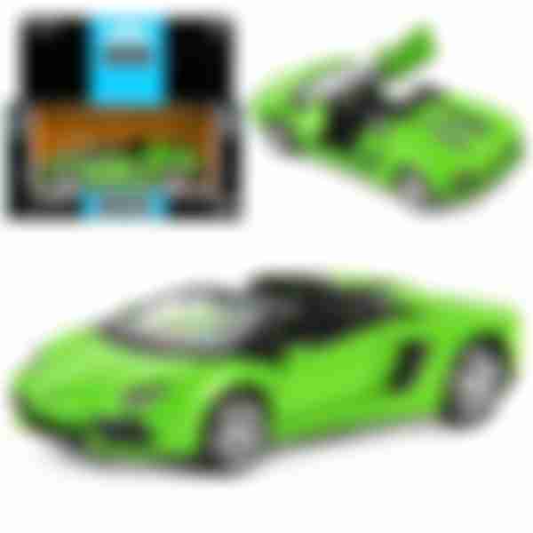 Модель металлической Lamborghini Aventador LP700-4 Roadster 1:43, инерционная, 11х6см