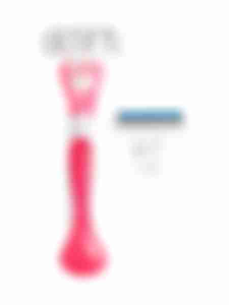 Бритвенный станок женский Dilligen Bright3, 3 лезвия, 2 сменные кассеты