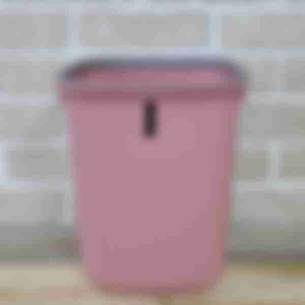 Ведро для мусора Sanitary, без крышки, 10л, 24.5х27.5см, цвет: pink