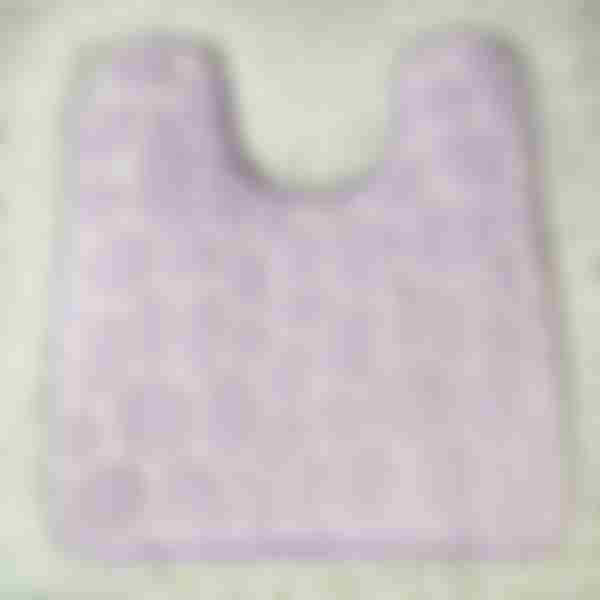 Коврик для туалета Sanitary, 45х45см, цвет: purple