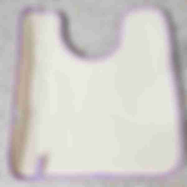 Коврик для туалета Sanitary, 45х45см, цвет: purple