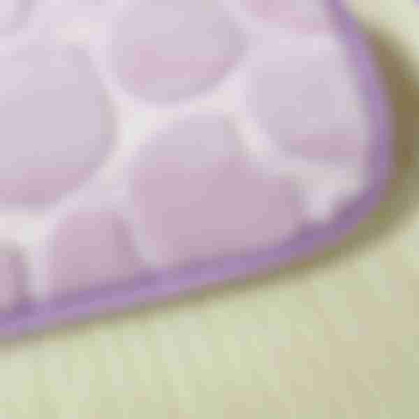 Коврик для туалета Sanitary, 45х45см, цвет: purple