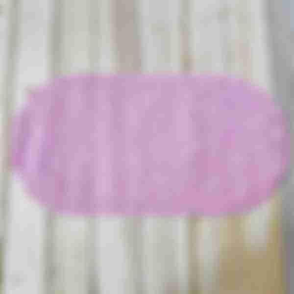 Коврик в ванну Sanitary Ракушки, противоскользящий, 69х35см, цвет: pink