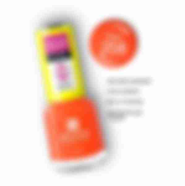 Лак для ногтей Brigitte Bottier Gel formula Neon Dance, тон: 258 пламенный оранжевый, 12мл