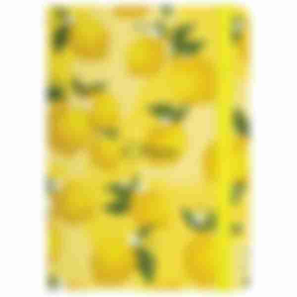 Блокнот Brauberg Lemons, с резинкой, 96 листов А5