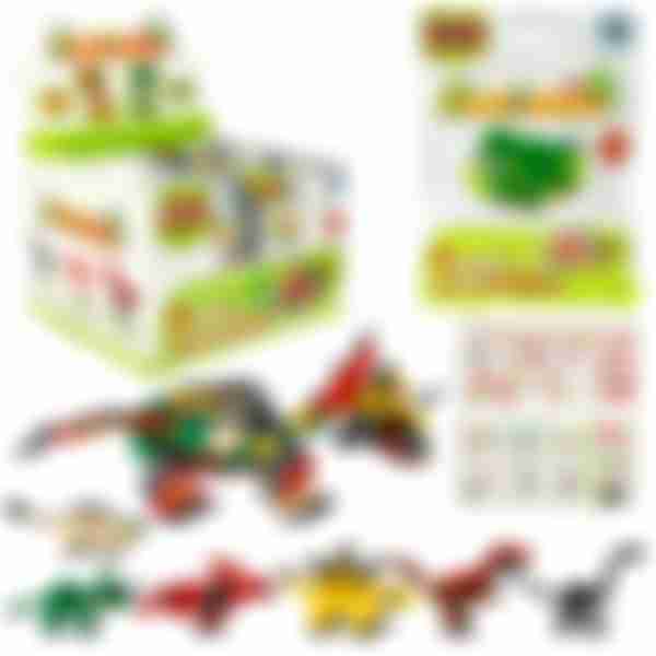Конструктор 1Toy Blockformers Динопарк 6в1 большой динозавр Т23208