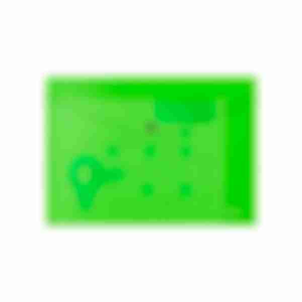 Папка-конверт B5 на кнопке пластиковая ErichKrause Glossy Neon, в ассортименте, 28х22.9см