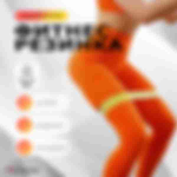 Фитнес резинка Onlitop, нагрузка: 5кг, 30х5х0.7см