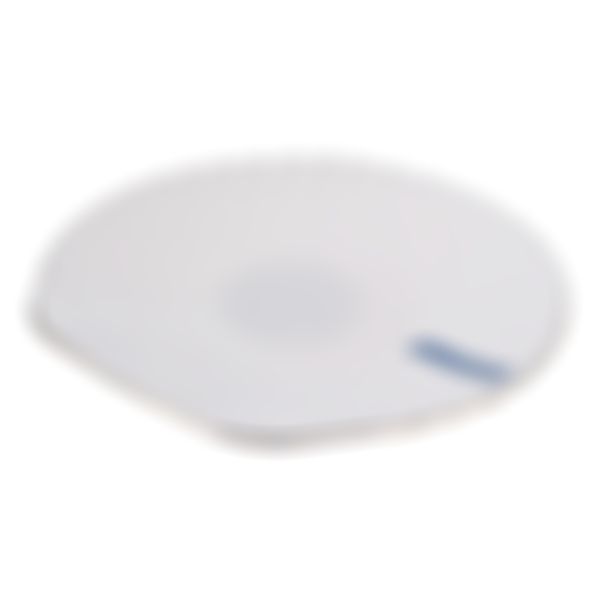 Тарелка Fresco Shell, с золотой отводкой, 26.4x26.4x2.7см, белый