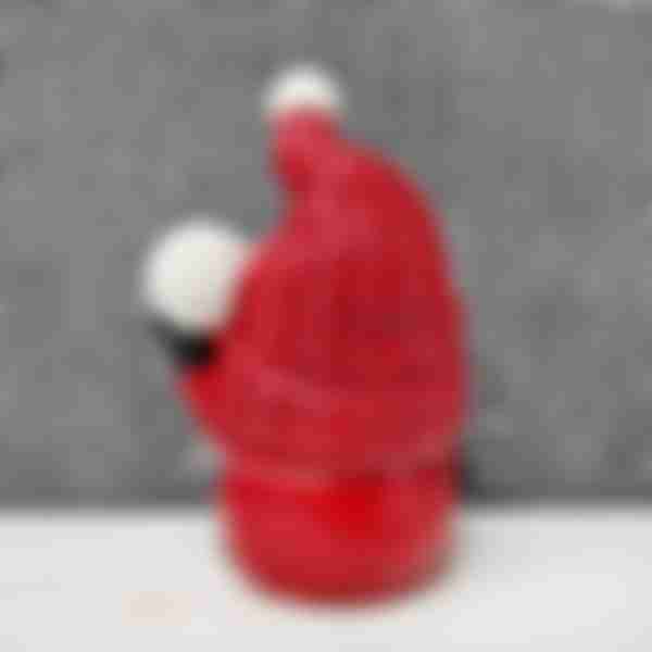 Фигурка новогодняя Гномик в шапке, LED-подсветка, 9.8х16х9.3см