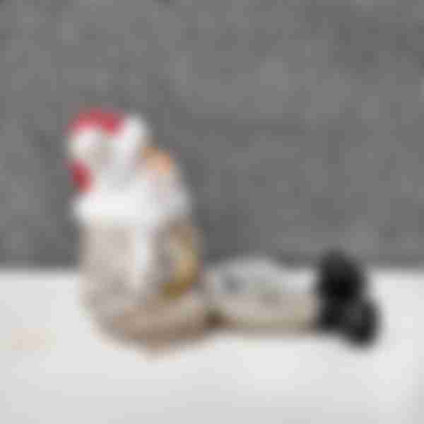 Фигурка новогодняя, с болтающимися ногами, 6.5х8.8см, в ассортименте: Дед Мороз, Снеговик
