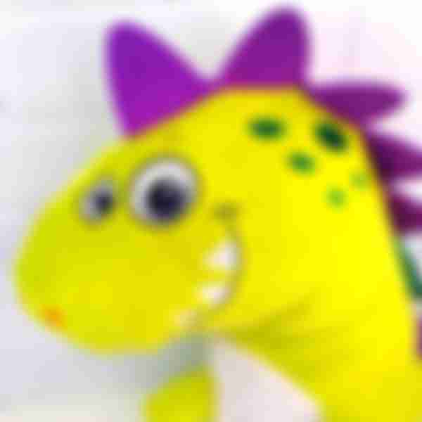Игрушка мягконабивная Дракон Риддик 40см