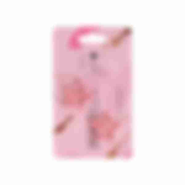 Зажим для волос BEAUTELLA Princess 3,0см 2шт. арт. KBH- 70 (СDHA-HCL-02-03-pink)