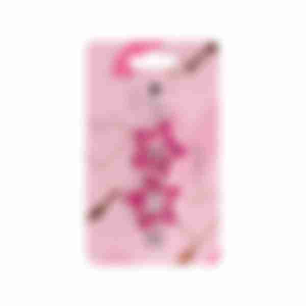 Зажим для волос BEAUTELLA Princess 3,0см 2шт. арт. KBH- 71 (СDHA-HCL-02-03-pink2)