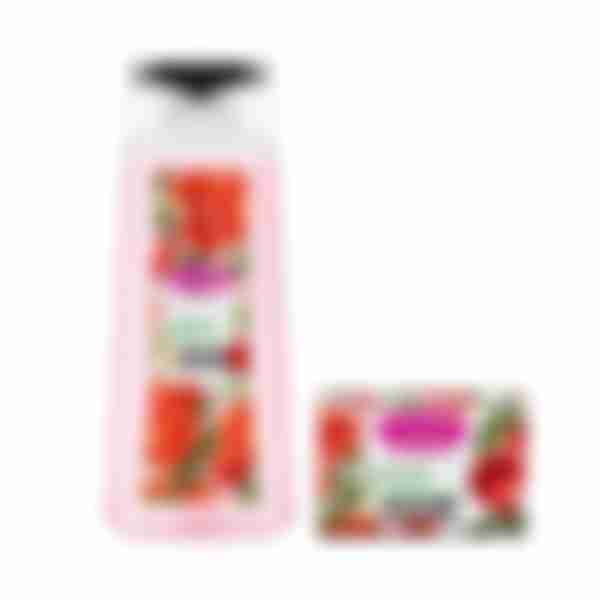 Набор подарочный женский CAMAY, POMEGRANATE (Гель для душа, 250мл, мыло туалетное, 85гр)