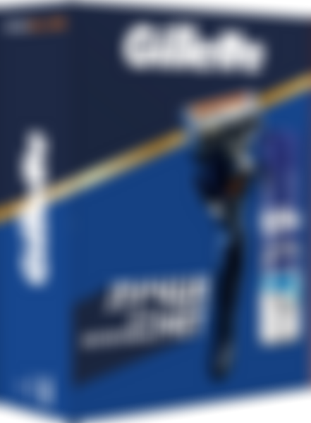 Набор подарочный мужской Gillette Fusion ProGlide Power: Бритва+ 1 сменная кассета, гель для бритья увлажняющий 200 мл