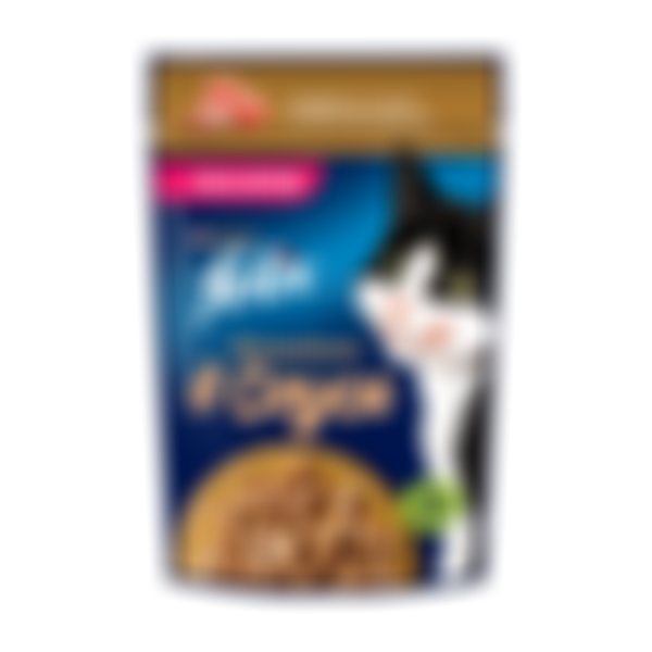 Влажный корм для кошек Felix Sensations, индейка в соусе со вкусом бекона, 75г