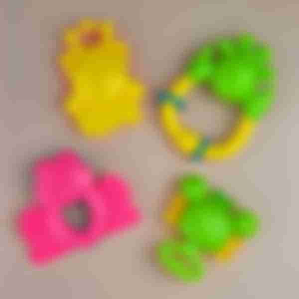 Набор погремушек Jile Toys Bell series, пластик, 4 шт