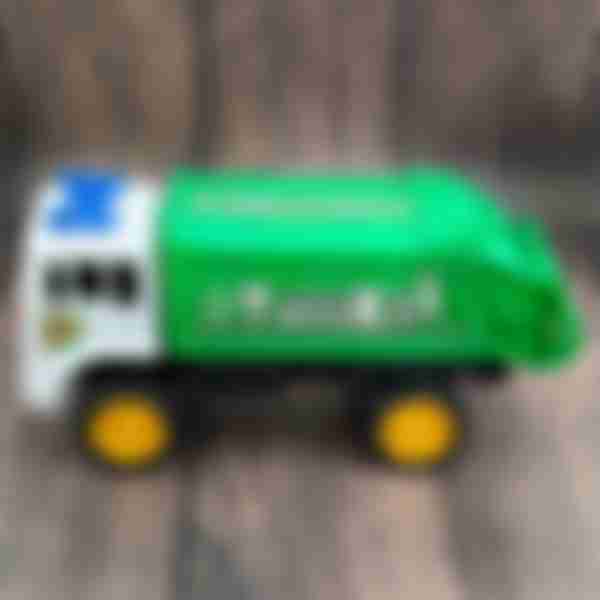 Спецтехника Jile Toys Мусоровоз, пластик, размер: 33х12 см, в пакете