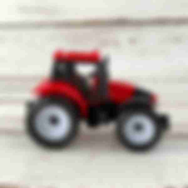 Техника Jile Toys Трактор, размер: 10х6 см, пластик, цвет: красный