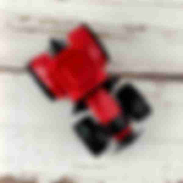 Техника Jile Toys Трактор, размер: 10х6 см, пластик, цвет: красный