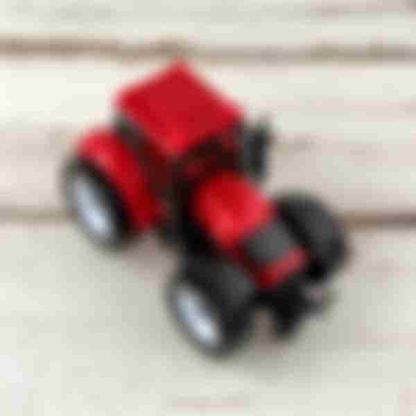 Техника Jile Toys Трактор, размер: 10х6 см, пластик, цвет: красный