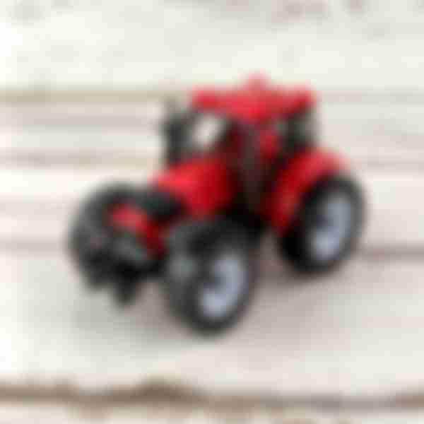 Техника Jile Toys Трактор, размер: 10х6 см, пластик, цвет: красный