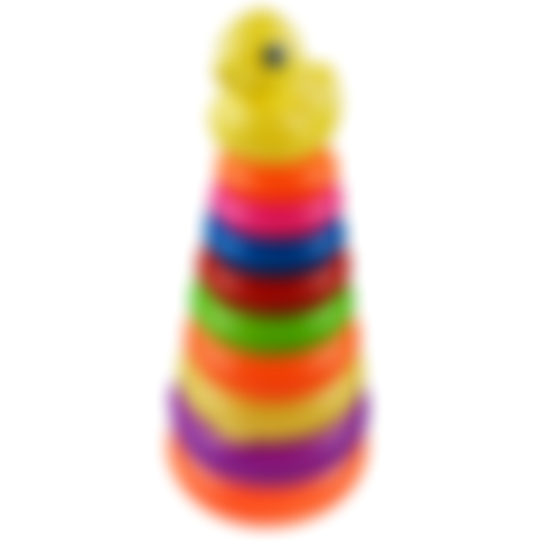 Пирамидка Jile Toys Уточка Макси, 9 колец