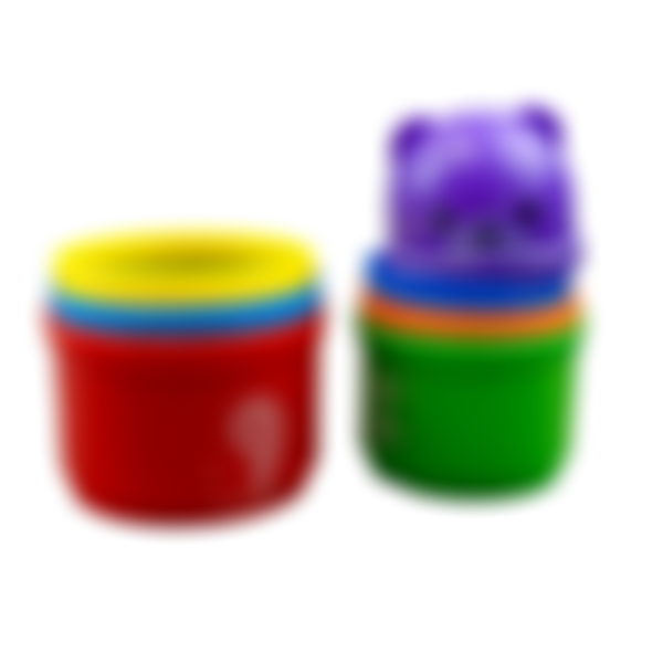 Пирамидка Большая Jile Toys, 9 деталей в пакете