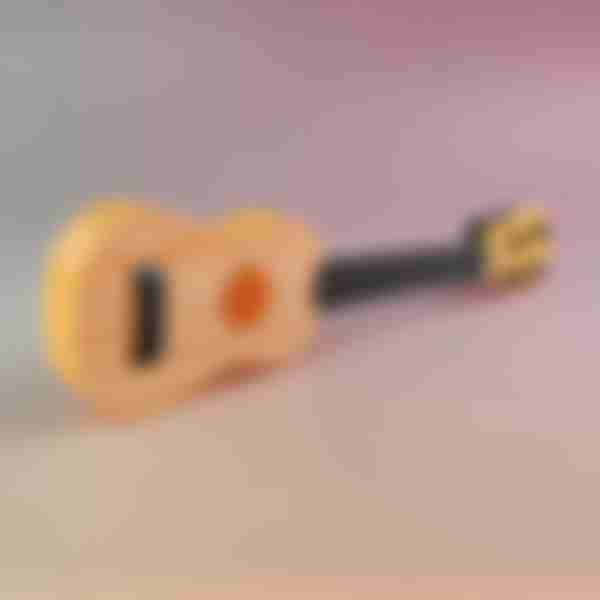 Игрушка музыкальная Jile Toys Укулеле, 4 струны, размер: 17х10х4 см