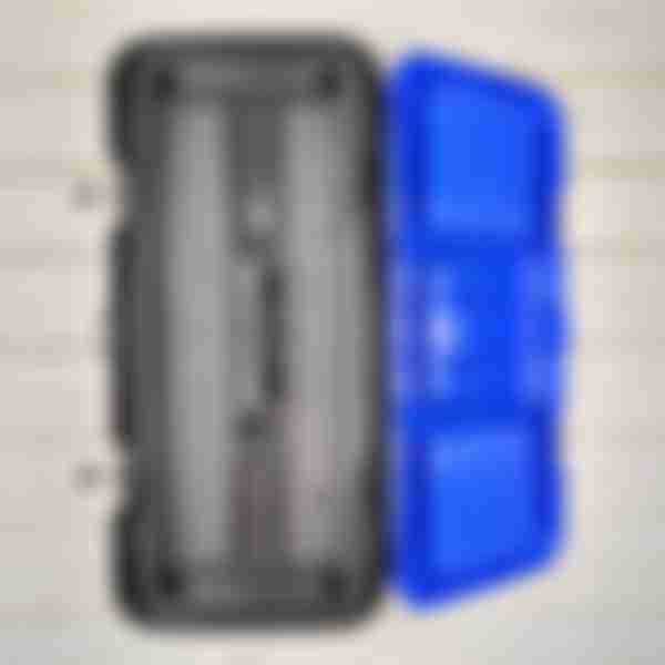 Ящик для инструментов Blocker Expert 22, с металлическими замками, размер: 557х284х236 мм, цвет: черно-синий