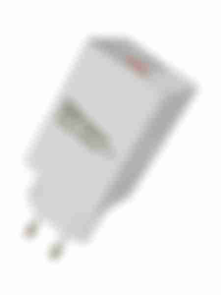 Сетевое зарядное устройство More Choice NC69i, с кабелем Lighting 8-pin, 2USB, быстрая зарядка, цвет: белый