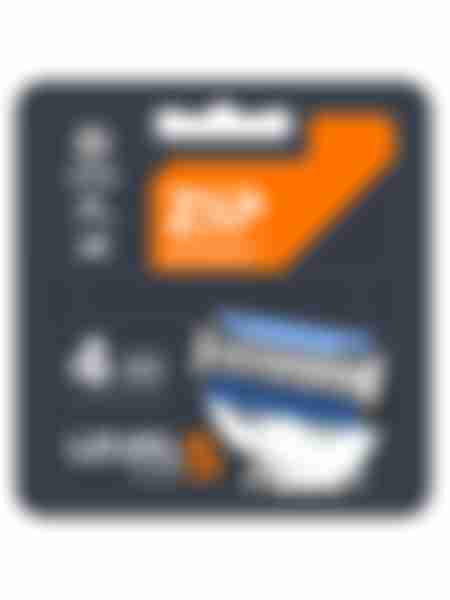 Сменные кассеты для бритья Zip Level 5, 4шт