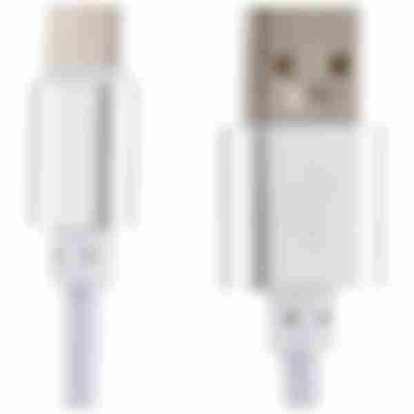 Кабель Energy ET-01 USB 2.0А 1м  Type-C цвет серебро