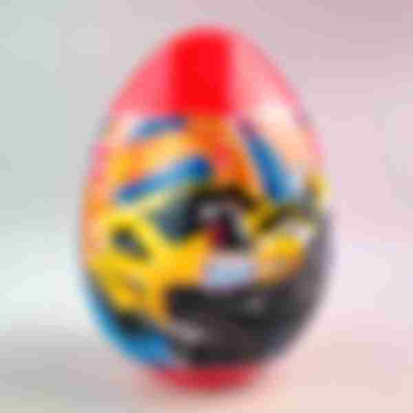 Яйцо-сюрприз пластиковое с игрушкой Hot Wheels Happy Magic, размер: 9,5х7х7 см, в ассортименте, 1 шт