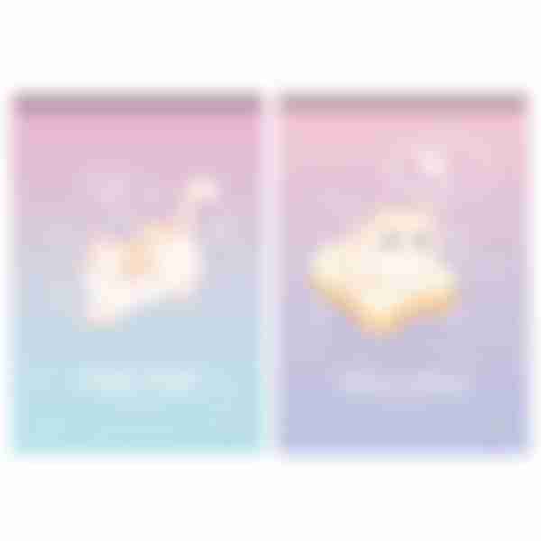 Блокнот Meshu Cute kitty, на гребне, пластиковая обложка, формат: А5, 60 л, размер: 142х202 мм, в ассортименте, 1 шт
