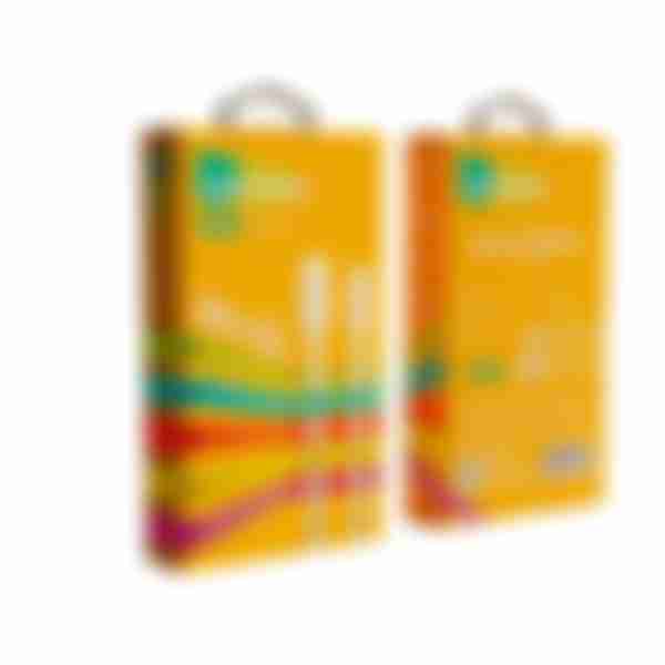 Кабель More choice K20a, USB, 2.1A, Type-C, нейлон, 1м, цвет: белый