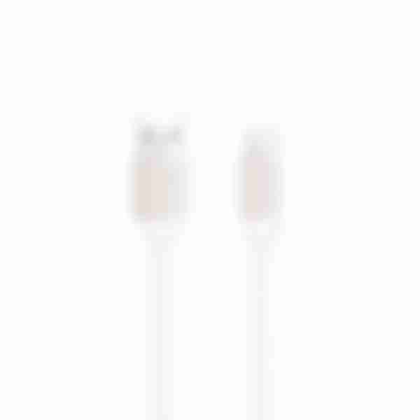 Кабель More choice K20a, USB, 2.1A, Type-C, нейлон, 1м, цвет: белый