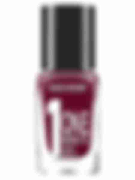 Лак для ногтей Belor Design One Minute Gel, тон: 222 темно-бордовый, 10 мл