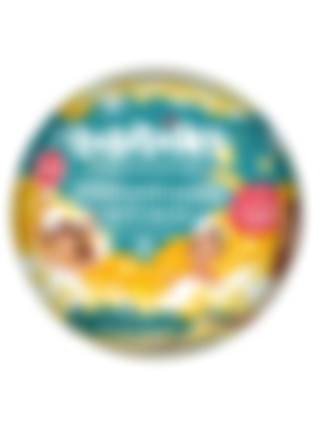 Шарик бурлящий для ванн Babiko My balance, с игрушкой, банановый смузи, 3+, 130г