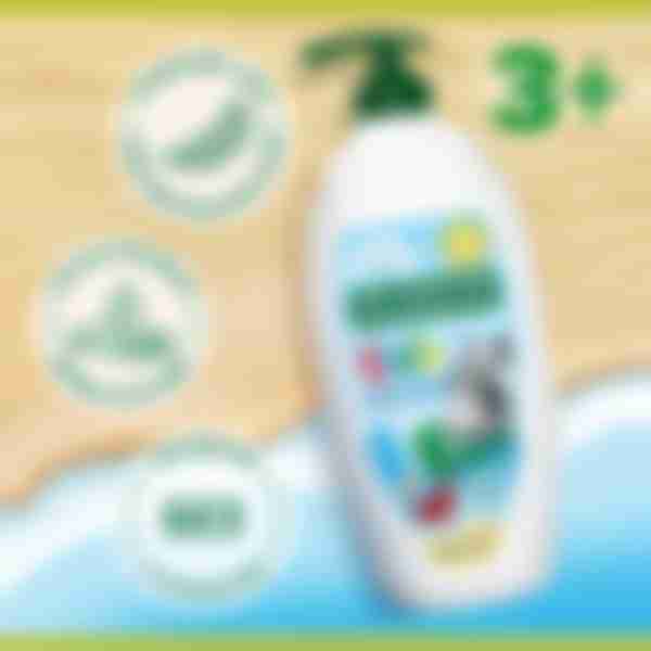 Гель для душа Palmolive Kids, с маслом миндаля, от 3 лет, 600мл