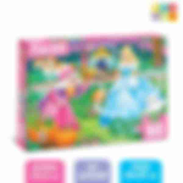 Пазл Puzzle Time Золушка, 60 деталей, размер детали: 3.5x4см, размер поля: 35x27см