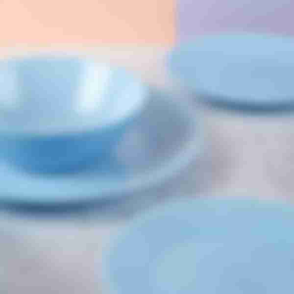 Набор столовой посуды Luminarc Lillie Light Blue, 16 предметов, 4 персоны, цвет: светло-голубой