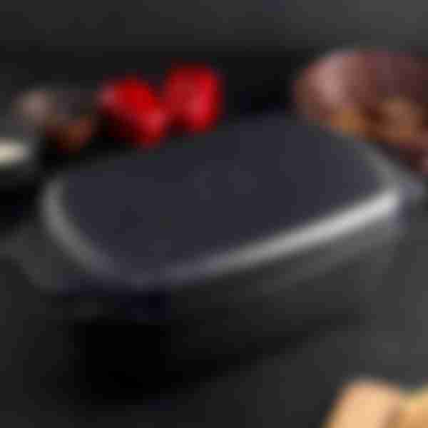 Гусятница Kukmara, 5.5л, антипригарное покрытие, цвет: темный мрамор