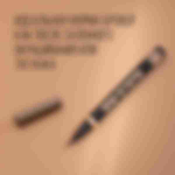Стойкий лайнер для бровей Stellary Brow tattoo pen тон 01, светло-корич