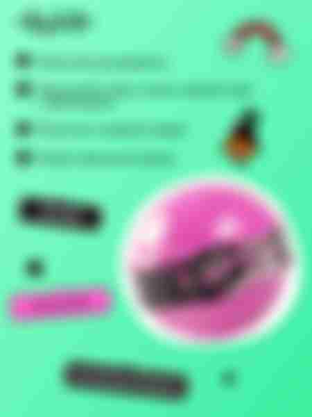Бомбочка для ванны детская Ezze Rosy tune, аромат розы, розовый мерцающий, 120г