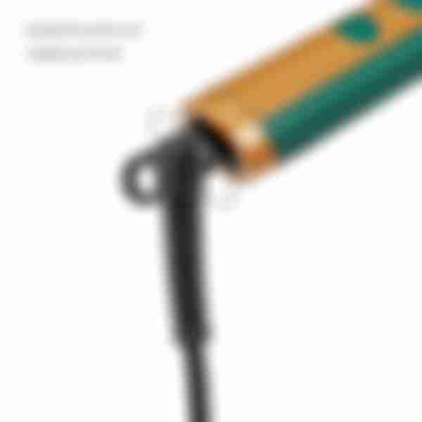 Плойка конусная Galaxy Line Amazon collection, 50 Вт, изумрудный