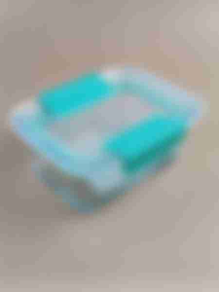 Контейнер стеклянный Ferrary Ultra Шагрень, с герметичной крышкой, 1150 мл